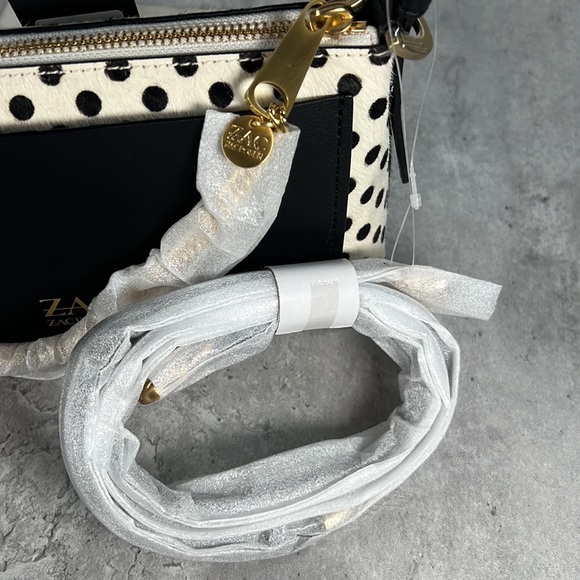 ZAC Zac Posen Dotted Calf Hair Crossbody Bag - Picture 9 of 15